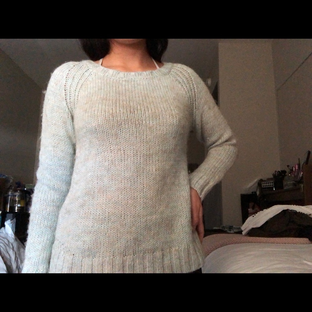 Forever 21 Teal Fleece Sweater